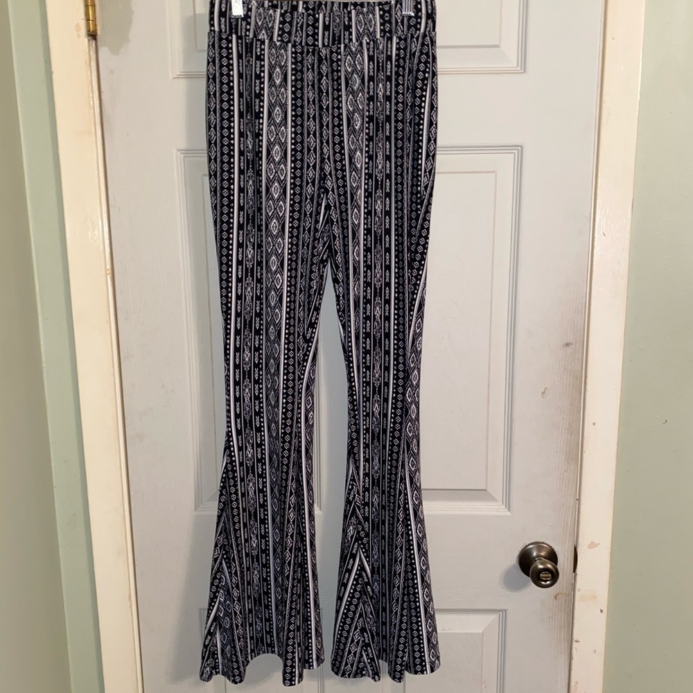 Rue21 Tribal Print High waist Bell Bottom Leggings